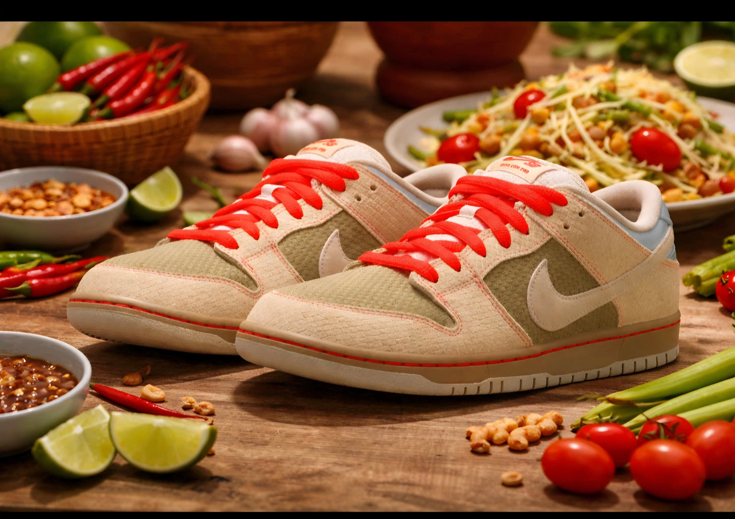Nike Dunk Low SB Thai Food Som Tum SZ 11.5 DS OG All