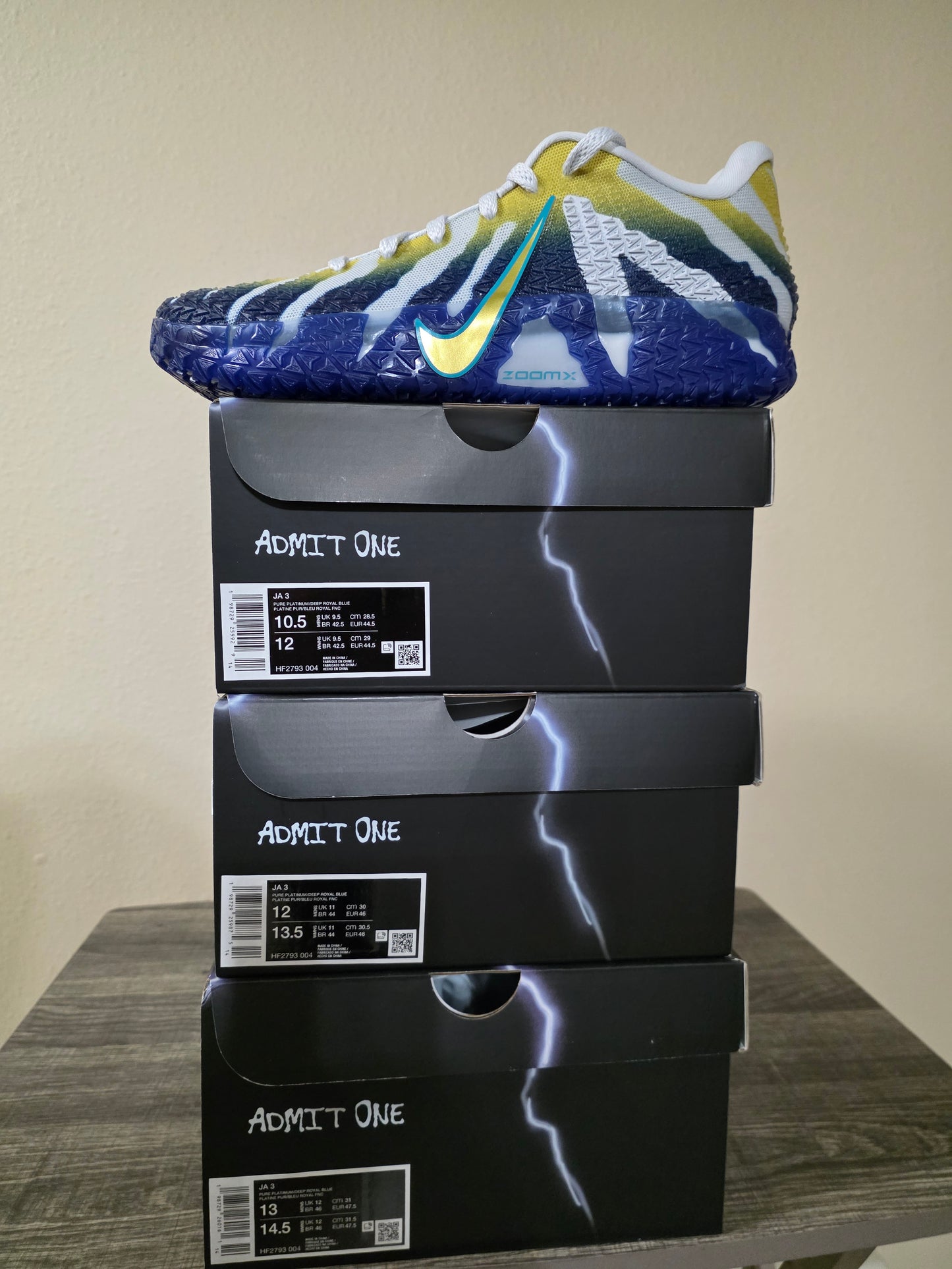 Ja 3 Murray State SZ 10.5M DS OG All