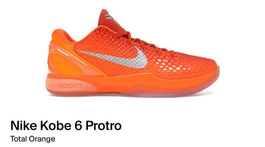 Kobe 6 Total Orange WNBA SZ 11.5M DS OG All