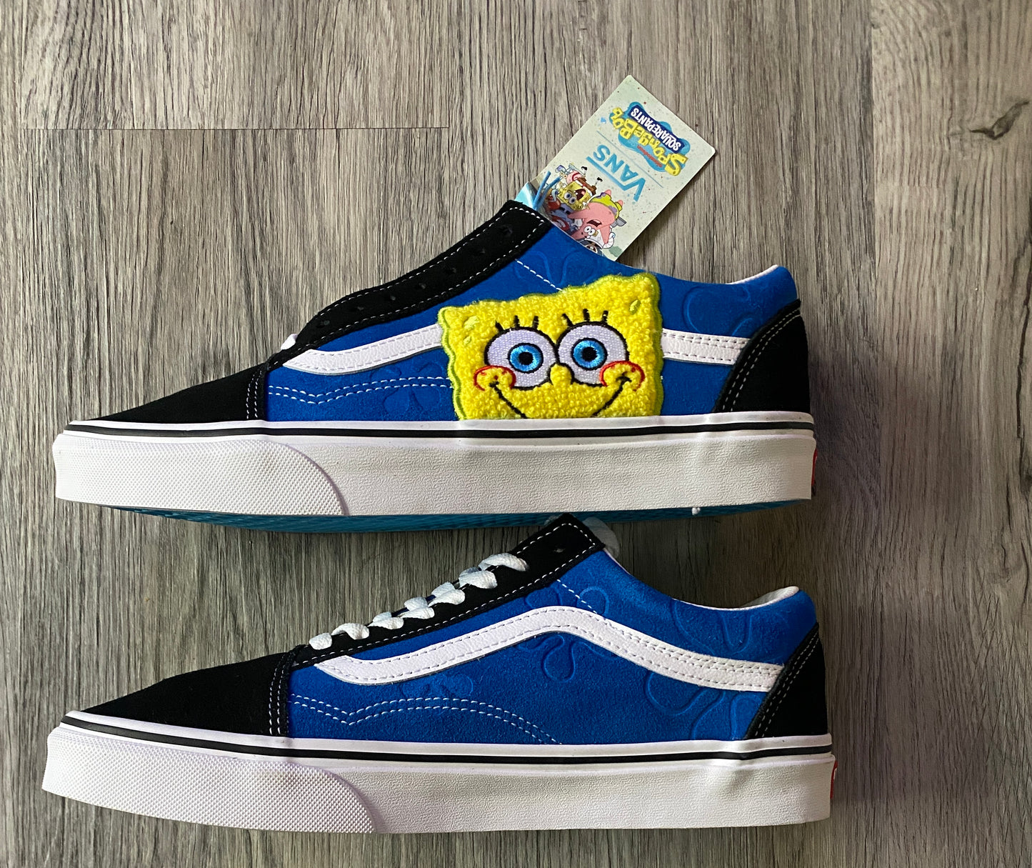 Vans X SpongeBob Smile Patch sz 9.5M DS OG All