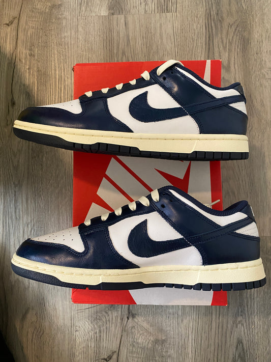 Nike Dunk Low Vintage Navy SZ 7Y/8.5W