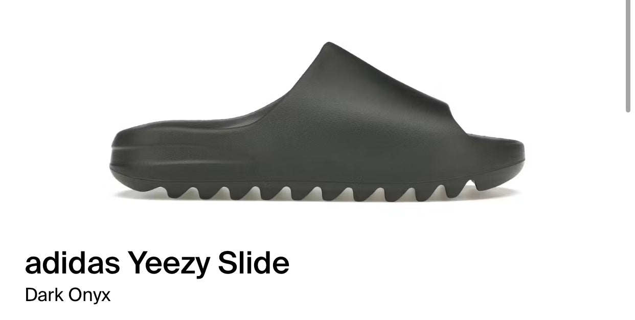 Yeezy Slide Dark Onyx SZ 12M DS OG All