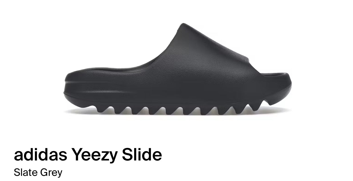 Yeezy Slide Slate Grey SZ 12M DS OG All