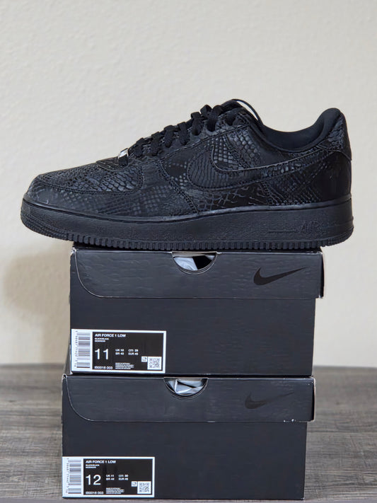 Kobe Air Force 1 Forever Black SZ 12M DS OG All