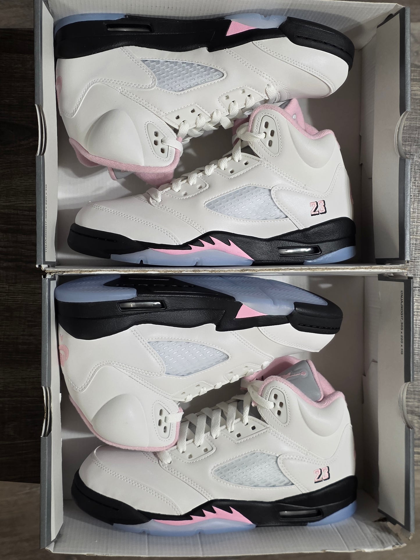 Jordan 5 Medium Soft Pink DS SZ 6.5Y & 7Y