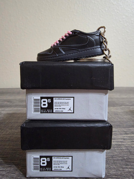 Nike Jordan 1 Travis Scott Phantom Mini Sneaker Keychain