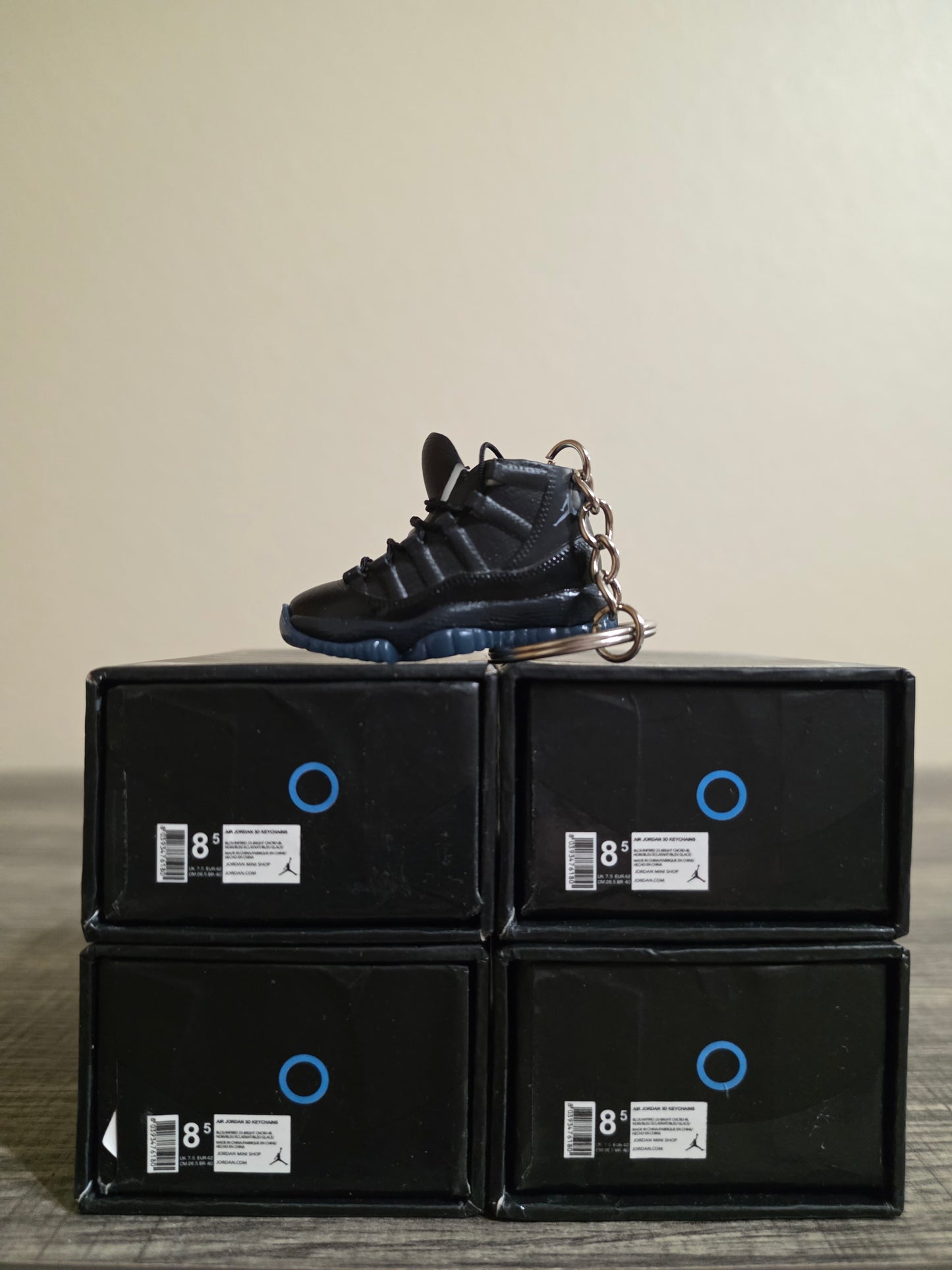 Nike Jordan 11 Gamma Blue Mini Sneaker Keychain
