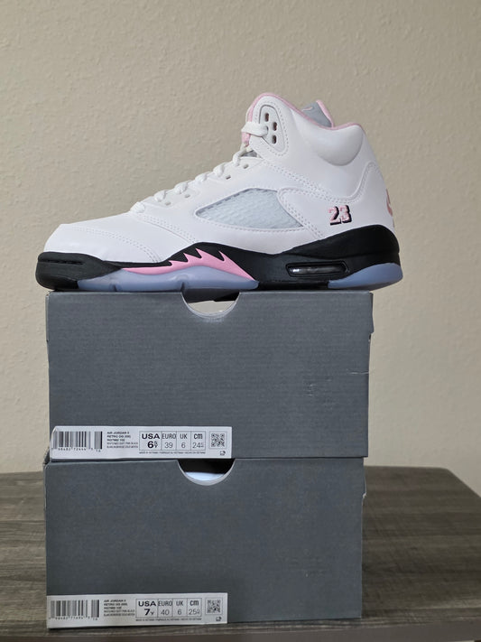 Jordan 5 Medium Soft Pink DS SZ 6.5Y & 7Y